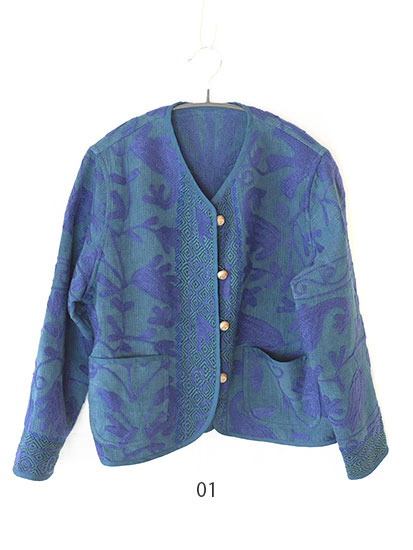 オールドラリーキルトスザニ刺繍のジャケット