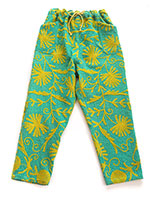 オールドラリーキルトのテーパードパンツ