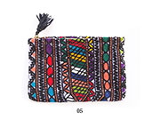 インド刺繍古布ポーチ